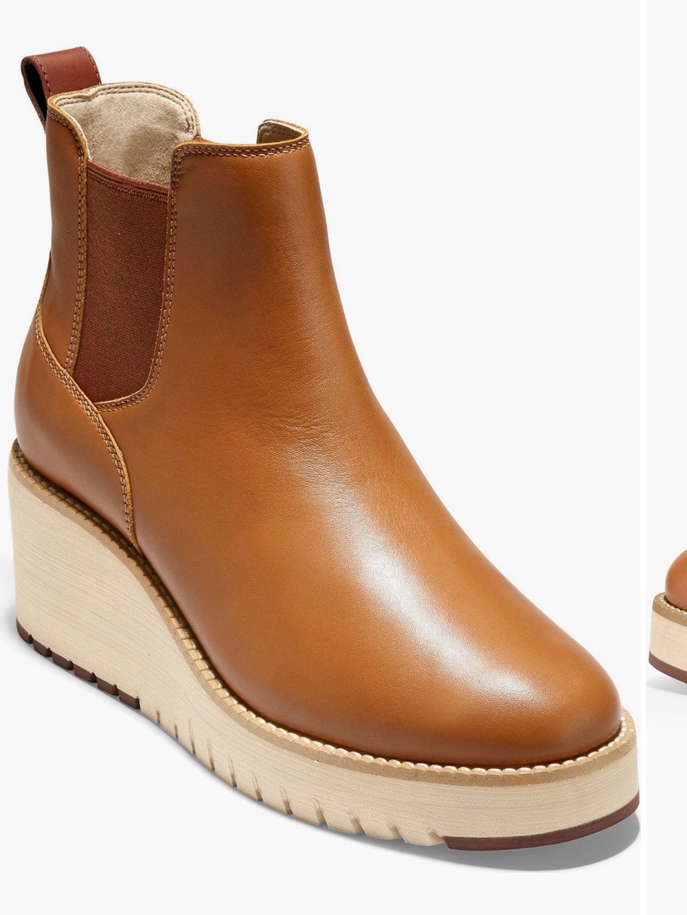 Cole Hann ZeroGrand Waterproof City Wedge Botties